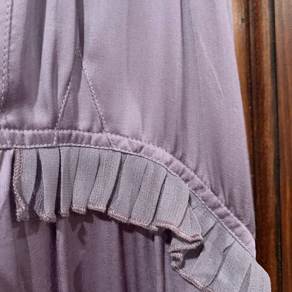 Vintage Kimchi Blue Dress Medium Lavender Purple Ruffle detail Great condition! - Picture 4 of 12